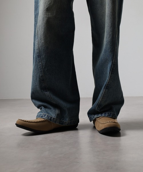 LASSU&FRISS（ラスアンドフリス）の「LASSU&FRISS 軽量ドライビングローファー（ローファー・メンズ・ブラック/ダークブラウン/ベージュ/ネイビー/ブラウン/グレー・40/41/42/43/39/44）」の10枚目の写真