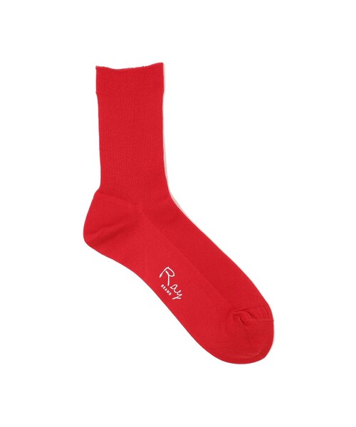 Ray BEAMS（レイビームス）の「シルケット リブ ソックス（ソックス/靴下・レディース・ブルー系その他/クリーム/ホワイト/ブラック/サックスブルー/レッド系その他/イエロー/ピンク/イエロー系その他4/パープル/レッド系その他4/ブルー系その他2/ベージュ/レッド/オレンジ/ミント・ONE SIZE）」の13枚目の写真