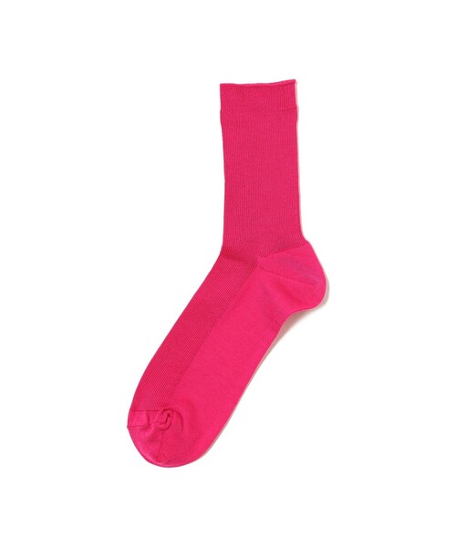 Ray BEAMS（レイビームス）の「シルケット リブ ソックス（ソックス/靴下・レディース・ブルー系その他/クリーム/ホワイト/ブラック/サックスブルー/レッド系その他/イエロー/ピンク/イエロー系その他4/パープル/レッド系その他4/ブルー系その他2/ベージュ/レッド/オレンジ/ミント・ONE SIZE）」の12枚目の写真