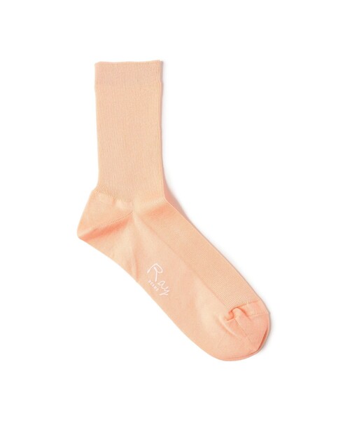 Ray BEAMS（レイビームス）の「シルケット リブ ソックス（ソックス/靴下・レディース・ブルー系その他/クリーム/ホワイト/ブラック/サックスブルー/レッド系その他/イエロー/ピンク/イエロー系その他4/パープル/レッド系その他4/ブルー系その他2/ベージュ/レッド/オレンジ/ミント・ONE SIZE）」の16枚目の写真