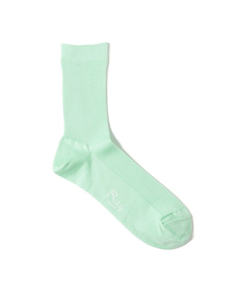 Ray BEAMS（レイビームス）の「シルケット リブ ソックス（ソックス/靴下・レディース・ブルー系その他/クリーム/ホワイト/ブラック/サックスブルー/レッド系その他/イエロー/ピンク/イエロー系その他4/パープル/レッド系その他4/ブルー系その他2/ベージュ/レッド/オレンジ/ミント・ONE SIZE）」の5枚目の写真