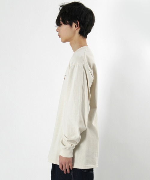 SandWaterr サシコ刺繍クルーネックロングTシャツ オーダー刺繍 ロングTシャツ 】 ( メンズ 、 レディース
