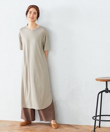 サイドスリット Tシャツ ワンピース
