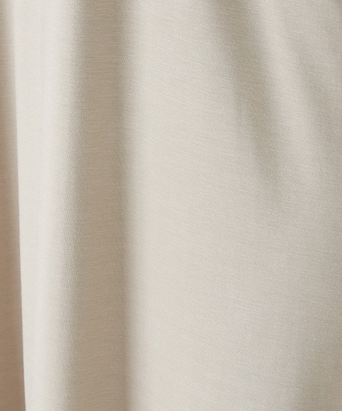 COMME CA ISM（コムサイズム）の「サイドスリット Ｔシャツ ワンピース（Tシャツ/カットソー・レディース・ブラック/ベージュ・MEDIUM/LARGE）」の6枚目の写真