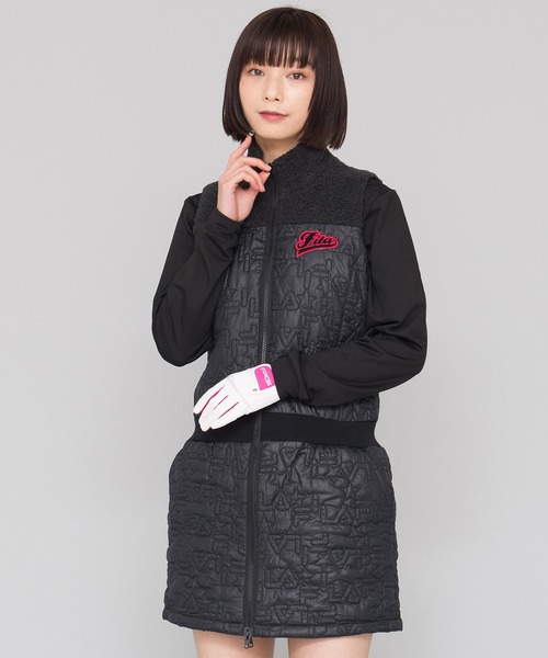 セール Fila Golf フィラゴルフ 異素材mix リバーシブルワンピース その他アウター Fila フィラ のファッション通販 Zozotown