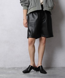 ap retro | エコレザーハーフパンツ【ZOZOTOWN限定商品】(その他パンツ)