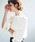 RUIRUE BOUTIQUE�i���C���G�u�e�B�b�N�j�́u�E�G�[�u�^�b�N�p�[���@�f�U�C���g�b�v�X�����u���E�X �b ���� �{�����[���X���[�u �t���A�X���[�u �g�b�v�X �̌^�J�o�[ �I�t�B�X�J�W���A�� �ʋΕ� �؂₩ �p�[�� �u���E�X�i�V���c/�u���E�X�j�v�b�I�t�z���C�g
