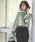 RUIRUE BOUTIQUE�i���C���G�u�e�B�b�N�j�́u�E�G�[�u�^�b�N�p�[���@�f�U�C���g�b�v�X�����u���E�X �b ���� �{�����[���X���[�u �t���A�X���[�u �g�b�v�X �̌^�J�o�[ �I�t�B�X�J�W���A�� �ʋΕ� �؂₩ �p�[�� �u���E�X�i�V���c/�u���E�X�j�v�b�O���[��