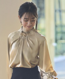 レディースのシャツ/ブラウス（ゴールド/金色系）ファッション通販