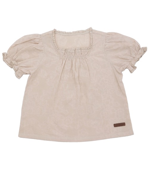 Rora(ローラ)の「アンバー トップス(2color)(Tシャツ/カットソー・キッズ・ホワイト/ベージュ・100/110/120/130/140)」の4枚目の写真