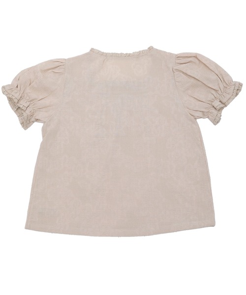Rora(ローラ)の「アンバー トップス(2color)(Tシャツ/カットソー・キッズ・ホワイト/ベージュ・100/110/120/130/140)」の3枚目の写真
