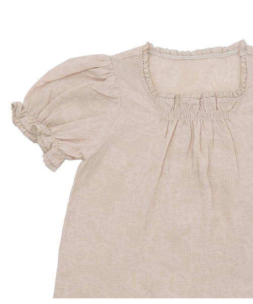Rora(ローラ)の「アンバー トップス(2color)(Tシャツ/カットソー・キッズ・ホワイト/ベージュ・100/110/120/130/140)」の6枚目の写真