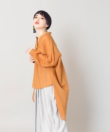 OSMOSIS | シアーコットンバックロングブラウス(シャツ/ブラウス)