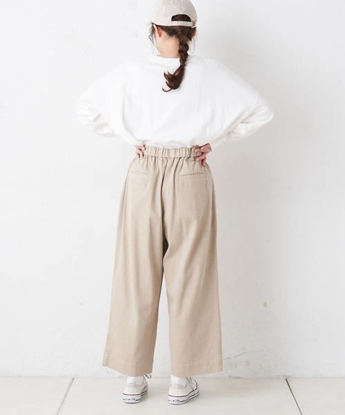 PUAL CE CIN(ピュアルセシン)の「ロゴプリントプルオーバー(Tシャツ/カットソー・レディース・ホワイト/チャコールグレー/ブルー/ピンク系その他・FREE)」の8枚目の写真