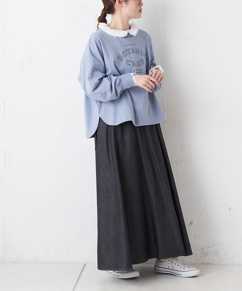 PUAL CE CIN(ピュアルセシン)の「ロゴプリントプルオーバー(Tシャツ/カットソー・レディース・ホワイト/チャコールグレー/ブルー/ピンク系その他・FREE)」の17枚目の写真