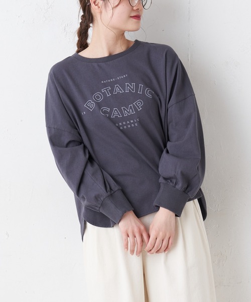 PUAL CE CIN(ピュアルセシン)の「ロゴプリントプルオーバー(Tシャツ/カットソー・レディース・ホワイト/チャコールグレー/ブルー/ピンク系その他・FREE)」の14枚目の写真