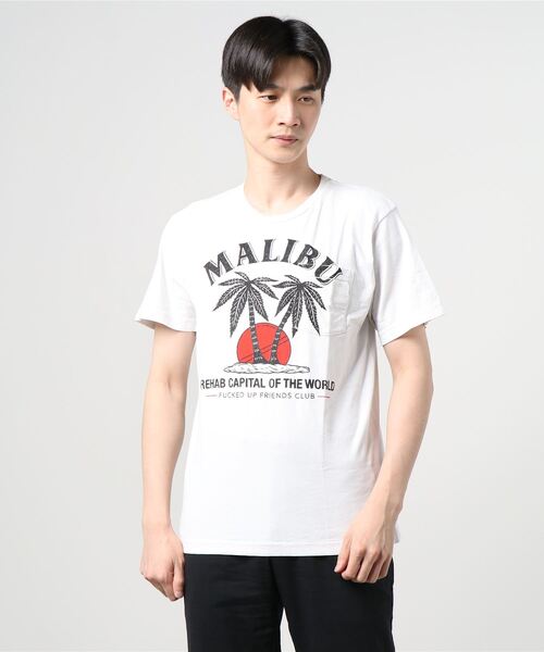 TATRAS CONCEPT STORE(タトラスコンセプトストア)の「LOCAL AUTHORITY(ローカルオーソリティー) REHAB CAPITAL TEE(Tシャツ/カットソー・メンズ・ホワイト・M/L/XL)」の1枚目の写真