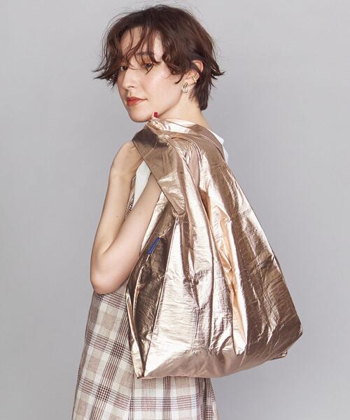 BAGGU（バグー）の「＜BAGGU＞メタリック ポケッタブルバッグ/Standard（エコバッグ/サブバッグ・レディース・ピンク/シルバー/ゴールド・FREE）」の2枚目の写真