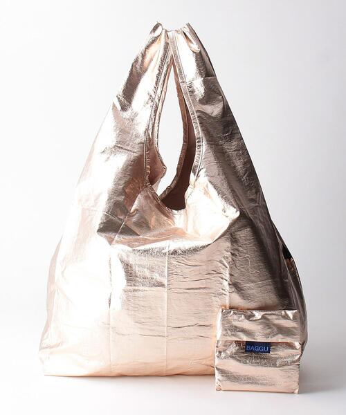 BAGGU（バグー）の「＜BAGGU＞メタリック ポケッタブルバッグ/Standard（エコバッグ/サブバッグ・レディース・ピンク/シルバー/ゴールド・FREE）」の15枚目の写真