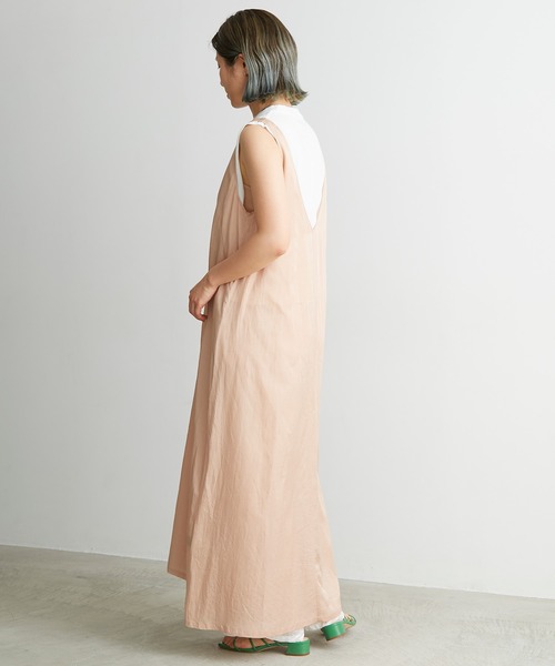 nitca（ニトカ）の「.*◇Cu/Cサテンナチュラルヴィンテージダイ　ノースリワンピース（ワンピース・レディース・ライトブルー/カーキ/ライトピンク・FREE）」の15枚目の写真