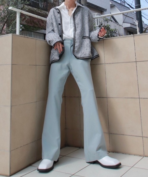 ASTRAL（アストラル）の「【Astral】 original slim slacks（スラックス・メンズ・ブラック/ベージュ/グリーン/グレイッシュブルー/パープル・S/M）」の5枚目の写真