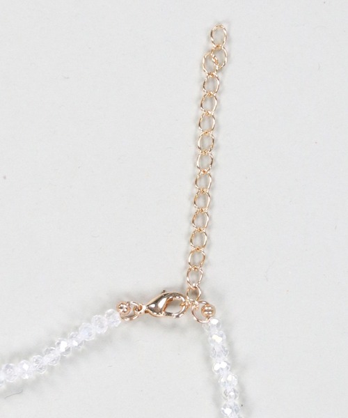 SPINNS(スピンズ)の「45cm フラワーモチーフビーズネックレス(ネックレス・レディース・パープル/カラフル・ONESIZE)」の10枚目の写真