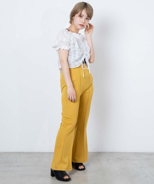 DuKKah（デュカ）の「Dukkah/【低身長向け】コットンレースチロルブラウス（シャツ/ブラウス・レディース・ホワイト・X-SMALL）」の7枚目の写真