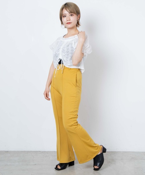 DuKKah（デュカ）の「Dukkah/【低身長向け】コットンレースチロルブラウス（シャツ/ブラウス・レディース・ホワイト・X-SMALL）」の5枚目の写真