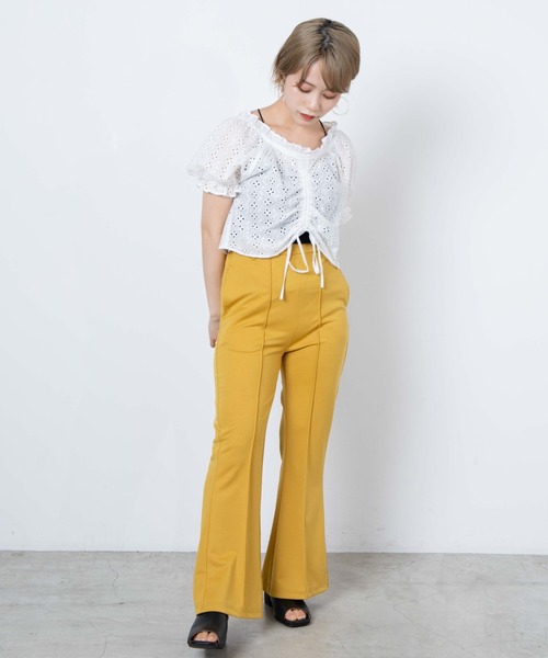 DuKKah（デュカ）の「Dukkah/【低身長向け】コットンレースチロルブラウス（シャツ/ブラウス・レディース・ホワイト・X-SMALL）」の10枚目の写真