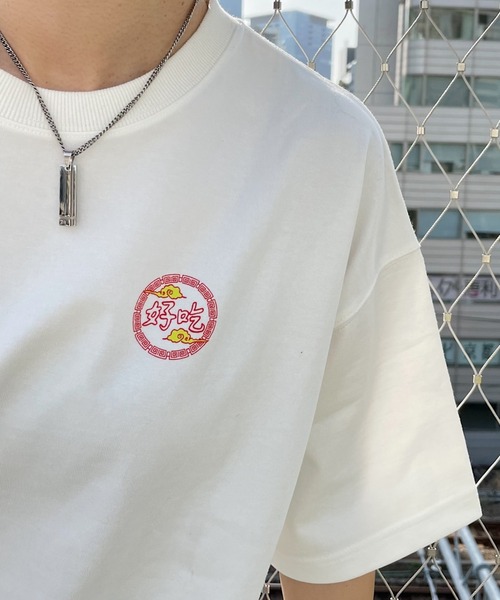 PAGEBOY（ページボーイ）の「WEB限定アイテム / ABEchanイラストTシャツ（Tシャツ/カットソー・レディース・ブラック/オフホワイト/ブルー系その他/チャコール・FREE）」の7枚目の写真