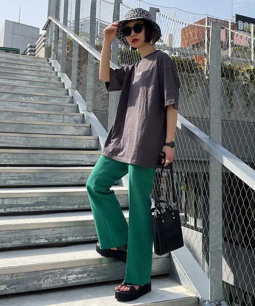 PAGEBOY（ページボーイ）の「WEB限定アイテム / ABEchanイラストTシャツ（Tシャツ/カットソー・レディース・ブラック/オフホワイト/ブルー系その他/チャコール・FREE）」の20枚目の写真