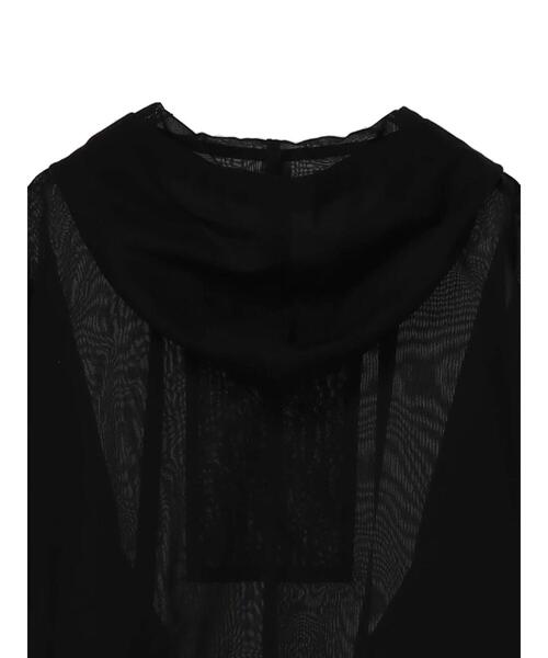 GARAGE OF GOOD CLOTHING(ガレージオブグッドクロージング)の「FEA フード付アノラツク風シャツ(シャツ/ブラウス・レディース・ブラック/アイボリー・FREE)」の21枚目の写真