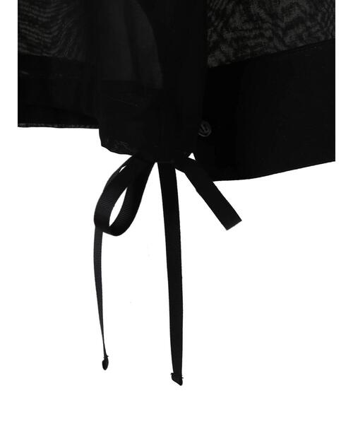 GARAGE OF GOOD CLOTHING(ガレージオブグッドクロージング)の「FEA フード付アノラツク風シャツ(シャツ/ブラウス・レディース・ブラック/アイボリー・FREE)」の22枚目の写真