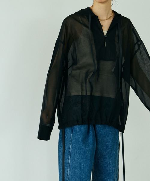 セール Good Good トップス Of フード付アノラツク風シャツ シャツ ブラウス Garage シャツ ブラウス Fea Clothing ガレージオブグッドクロージング のファッション