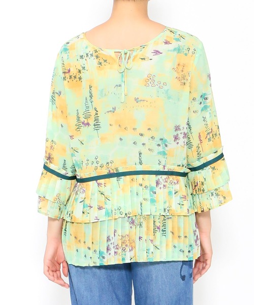 AS KNOW AS de base(アズノゥアズドゥバズ)の「ストーリーを語るプルオーバー(シャツ/ブラウス・レディース・ブルー系その他/グリーン系その他・FREE)」の5枚目の写真