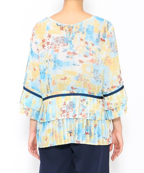 AS KNOW AS de base(アズノゥアズドゥバズ)の「ストーリーを語るプルオーバー(シャツ/ブラウス・レディース・ブルー系その他/グリーン系その他・FREE)」の10枚目の写真