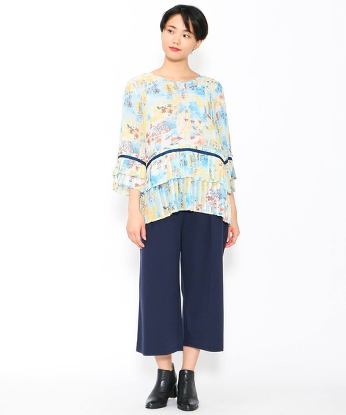 AS KNOW AS de base(アズノゥアズドゥバズ)の「ストーリーを語るプルオーバー(シャツ/ブラウス・レディース・ブルー系その他/グリーン系その他・FREE)」の11枚目の写真