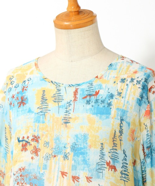 AS KNOW AS de base(アズノゥアズドゥバズ)の「ストーリーを語るプルオーバー(シャツ/ブラウス・レディース・ブルー系その他/グリーン系その他・FREE)」の13枚目の写真