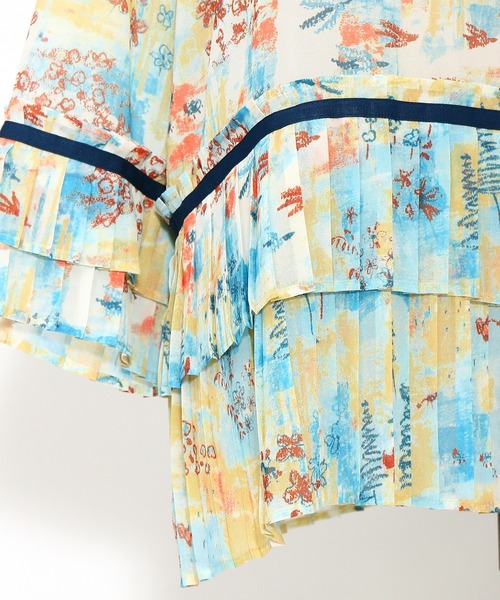 AS KNOW AS de base(アズノゥアズドゥバズ)の「ストーリーを語るプルオーバー(シャツ/ブラウス・レディース・ブルー系その他/グリーン系その他・FREE)」の15枚目の写真