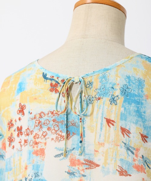 AS KNOW AS de base(アズノゥアズドゥバズ)の「ストーリーを語るプルオーバー(シャツ/ブラウス・レディース・ブルー系その他/グリーン系その他・FREE)」の14枚目の写真