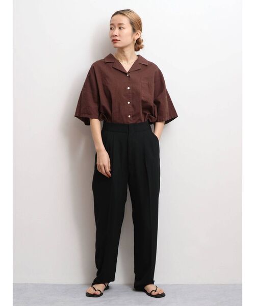 Ungrid（アングリッド）の「ウォッシュハーフスリーブルーズシャツ（シャツ/ブラウス・レディース・パープル/ブラウン/ブルー・FREE）」の13枚目の写真