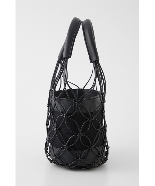 SLY（スライ）の「STRING MESH BAG メッシュ バッグ（かごバッグ・レディース・ホワイト/ブラック・FREE）」の9枚目の写真