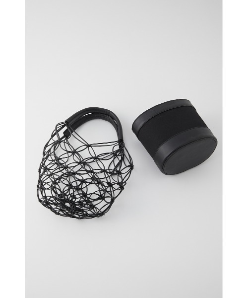 SLY（スライ）の「STRING MESH BAG メッシュ バッグ（かごバッグ・レディース・ホワイト/ブラック・FREE）」の13枚目の写真