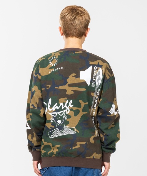 XLARGE（エクストララージ）の「CAMO CREW NECK SWEAT（スウェット・メンズ・グリーン/ベージュ・M/S/XL/L）」の19枚目の写真