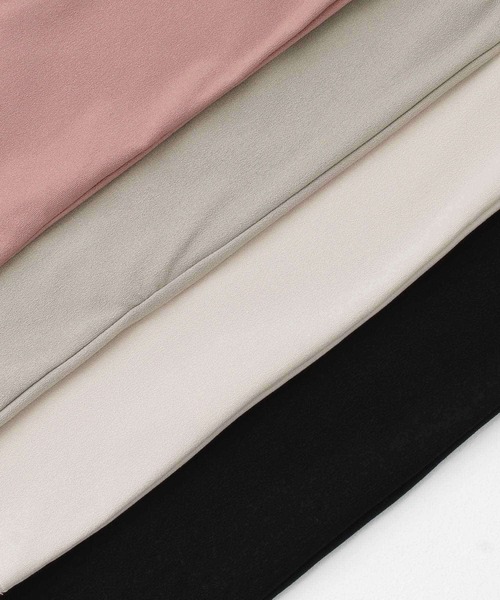 ITEMS URBANRESEARCH（アイテムズ アーバンリサーチ）の「トリコット クルーネック半袖プルオーバー（Tシャツ/カットソー・メンズ・グレー/オフホワイト/ピンク/ブラック・LARGE/MEDIUM）」の19枚目の写真