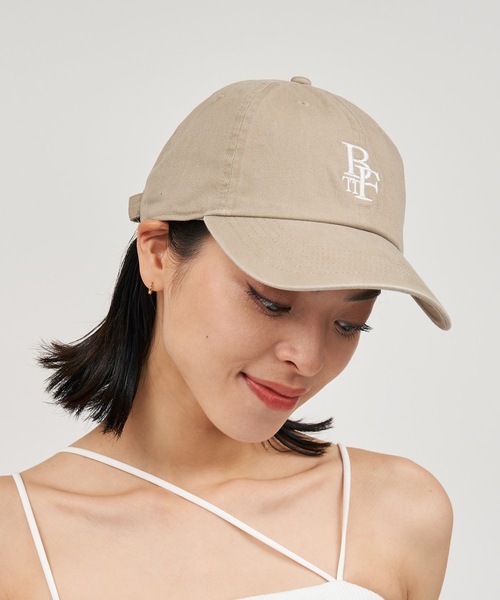 BACK TO THE FIELD（バック トゥー ザ フィールド）の「BTTF刺繍アイコンロゴキャップ（キャップ・レディース・グリーン/ネイビー/ベージュ/ホワイト/ブルー/ブラック・FREE）」の4枚目の写真