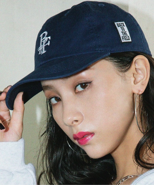 BACK TO THE FIELD（バック トゥー ザ フィールド）の「BTTF刺繍アイコンロゴキャップ（キャップ・レディース・グリーン/ネイビー/ベージュ/ホワイト/ブルー/ブラック・FREE）」の20枚目の写真