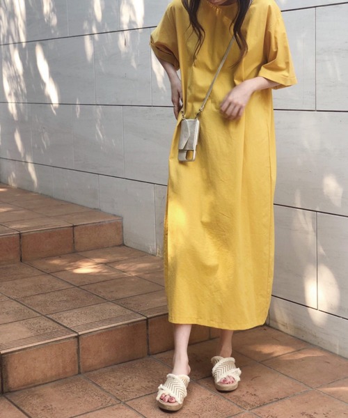 Banner Barrett（バナーバレット）の「【通販限定】コットンロングワンピース（ワンピース・レディース・ブラック/ベージュ/イエロー・38）」の3枚目の写真