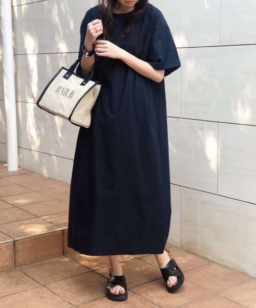 Banner Barrett（バナーバレット）の「【通販限定】コットンロングワンピース（ワンピース・レディース・ブラック/ベージュ/イエロー・38）」の7枚目の写真