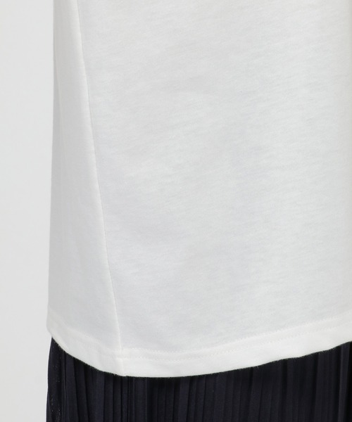 ikka（イッカ）の「Kisa コラボバックプリントT（Tシャツ/カットソー・レディース・ブラック/オフホワイト・L/S/M）」の13枚目の写真